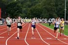 Womens and Girls 100 metres at the Northern Inter-Counties under-17s and 15s at Witton Park, Blackburn. Photo: David T. Hewitson/Sports for All Pics